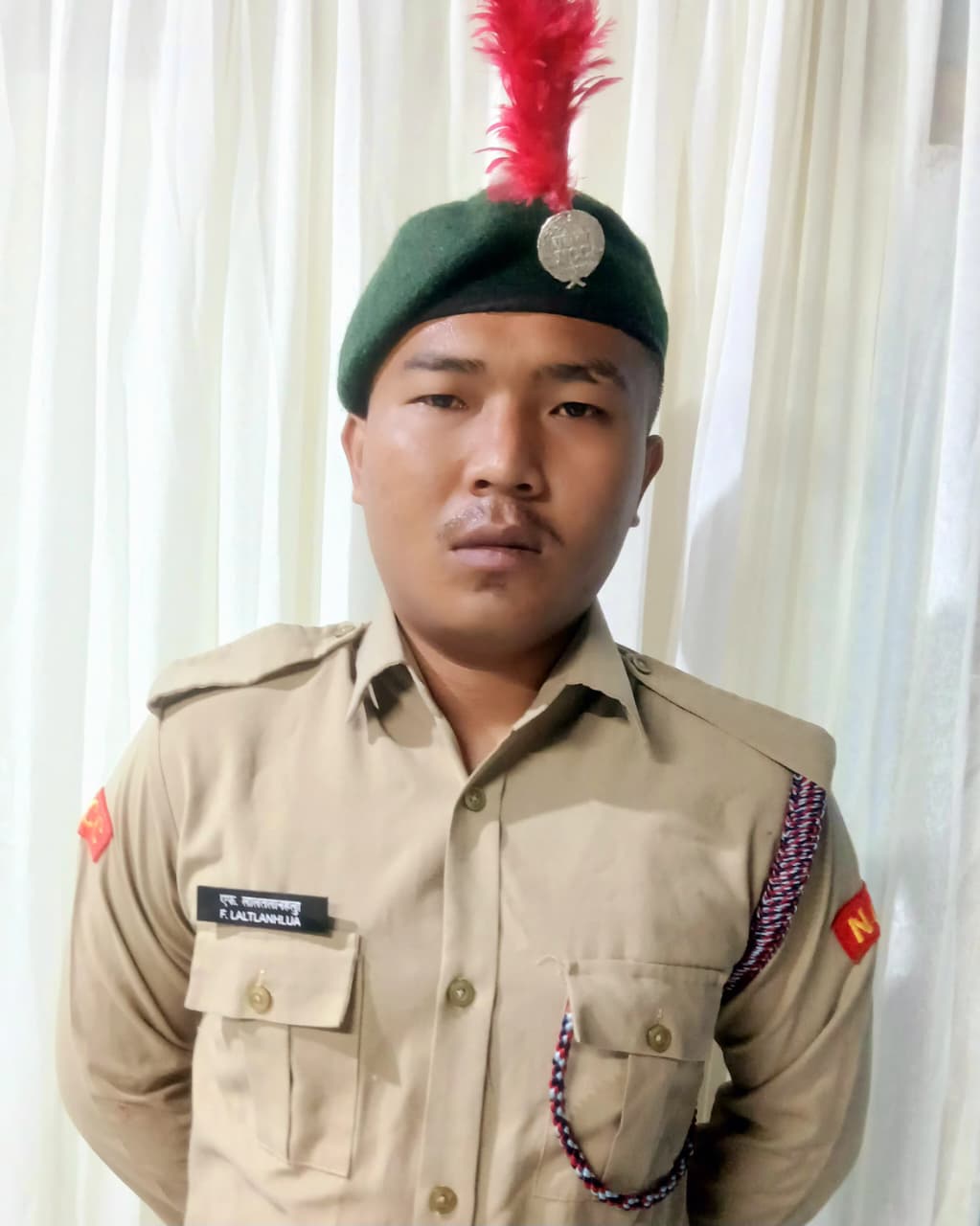 Senior Cadet F. Laltlanhlua
