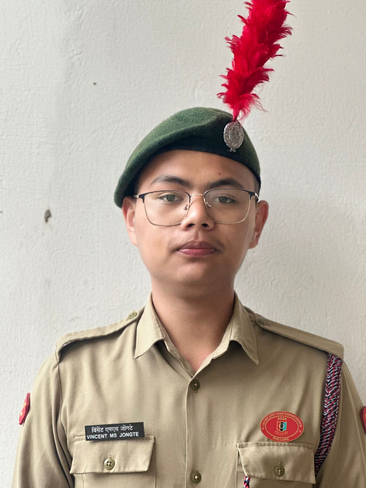 Senior Cadet Vincent Malsawmkima Jongte