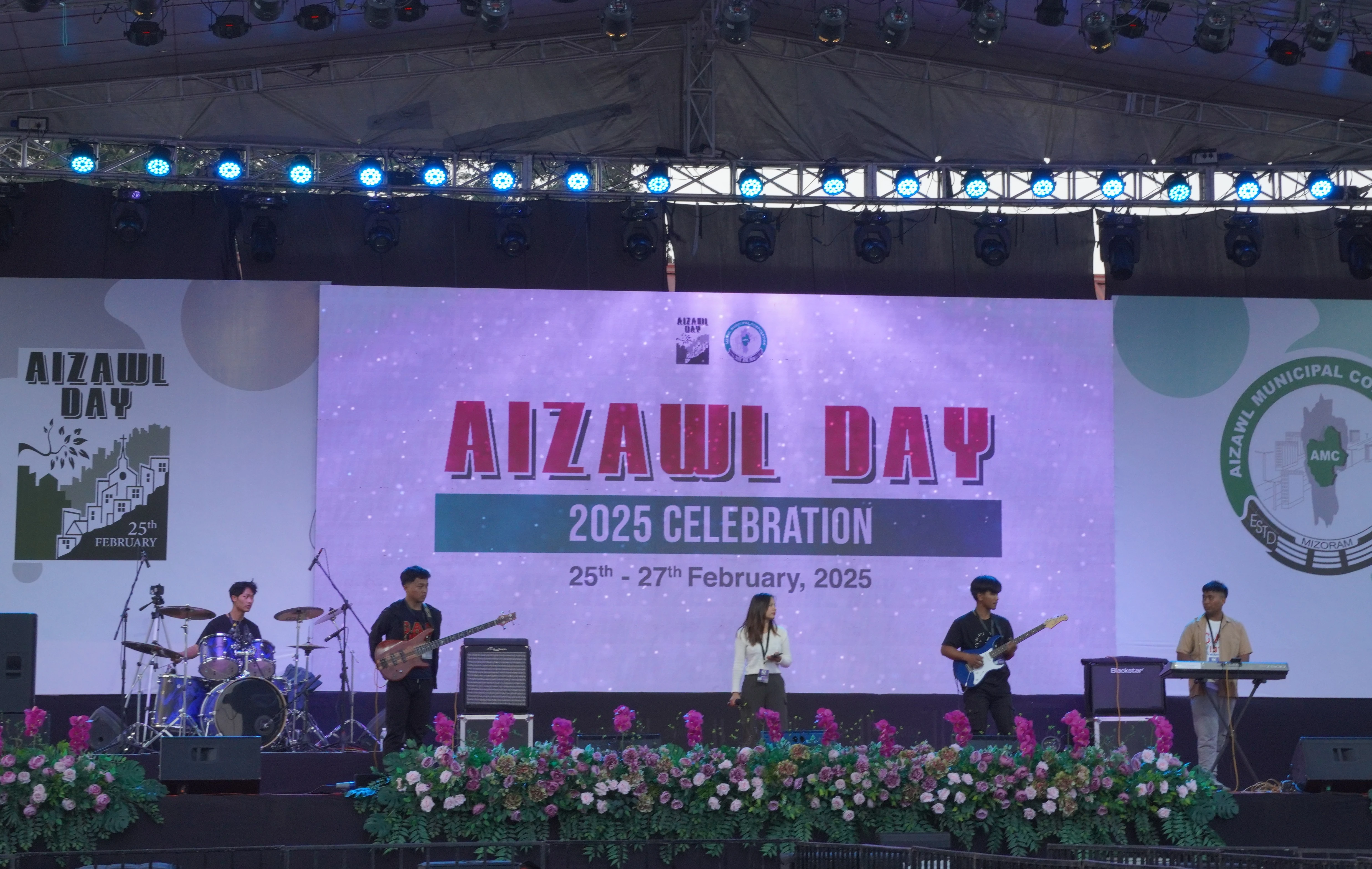GAC Music Club Performed at Aizawl Day 2025