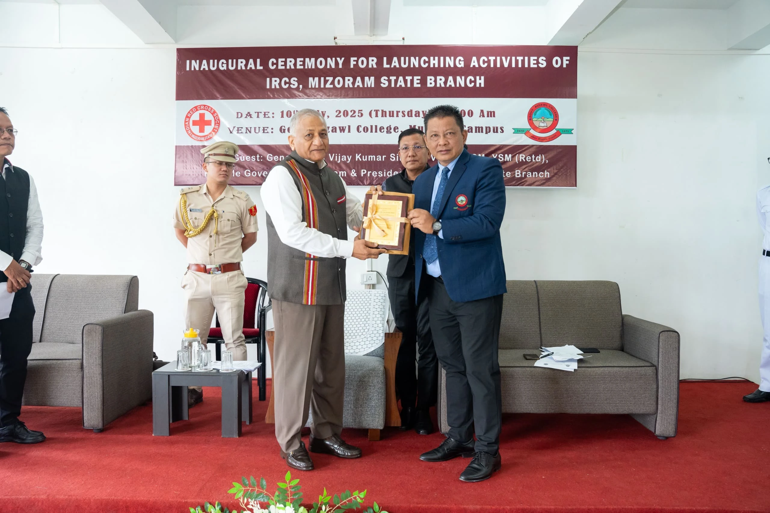 YRC Unit Established at GAC- First in Mizoram