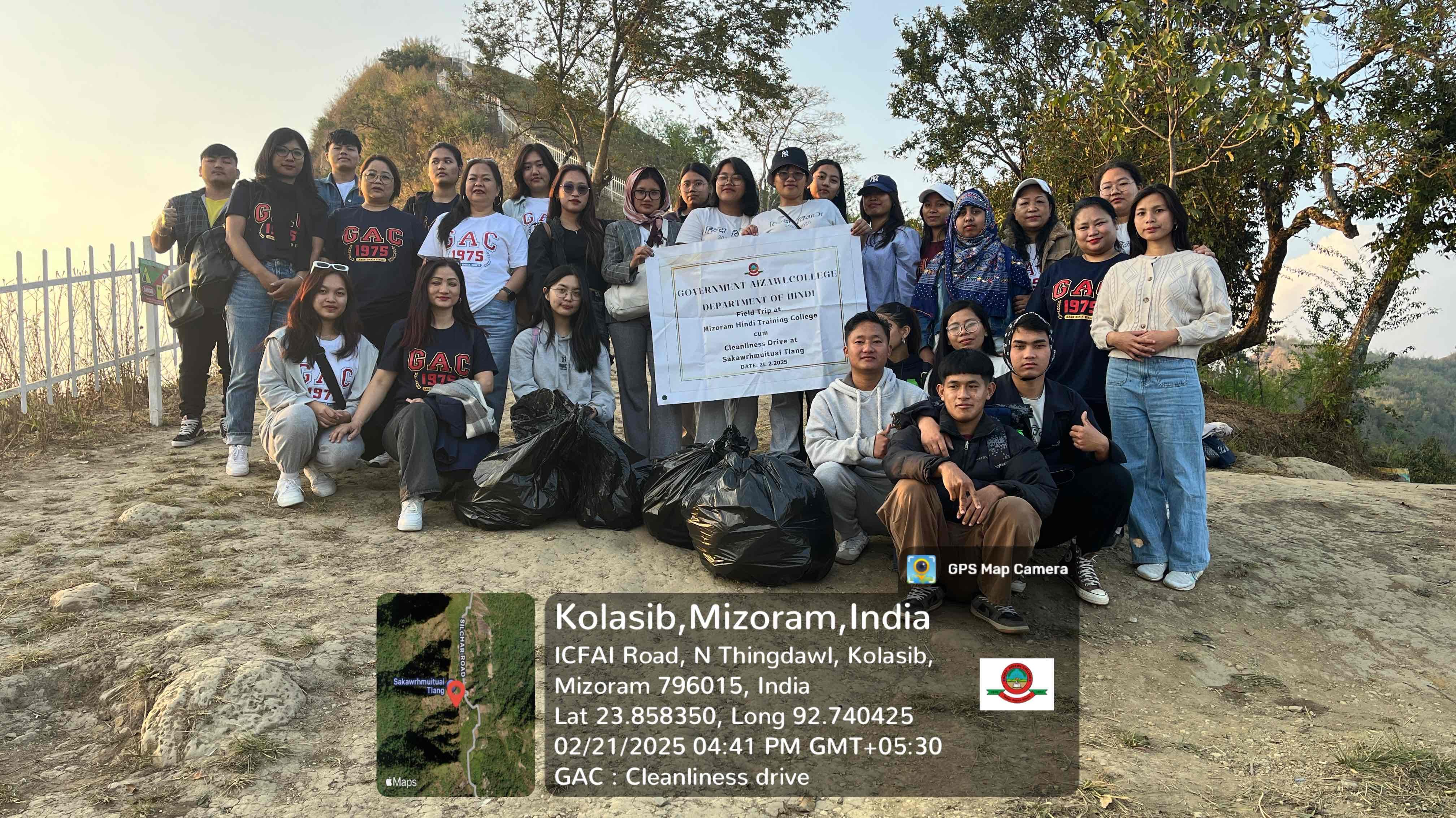 Field Trip and Cleanliness Drive: Hindi Department