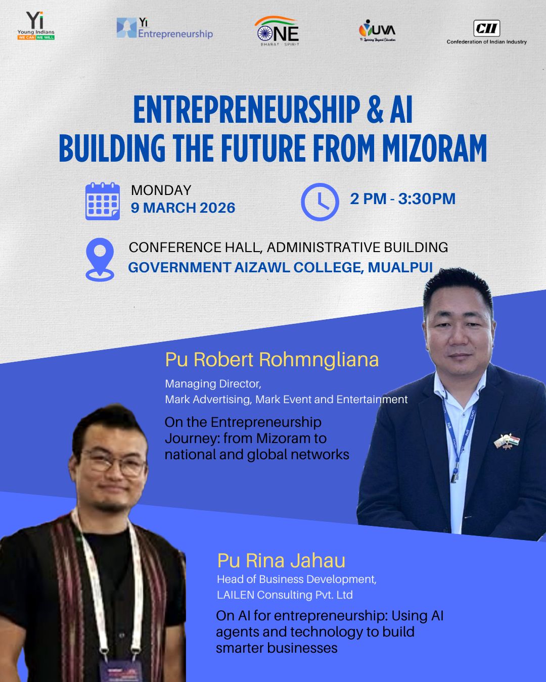 Entrepreneurship & AI: Building The Future of Mizoram - An Awareness Programme organised by Commerce Department
