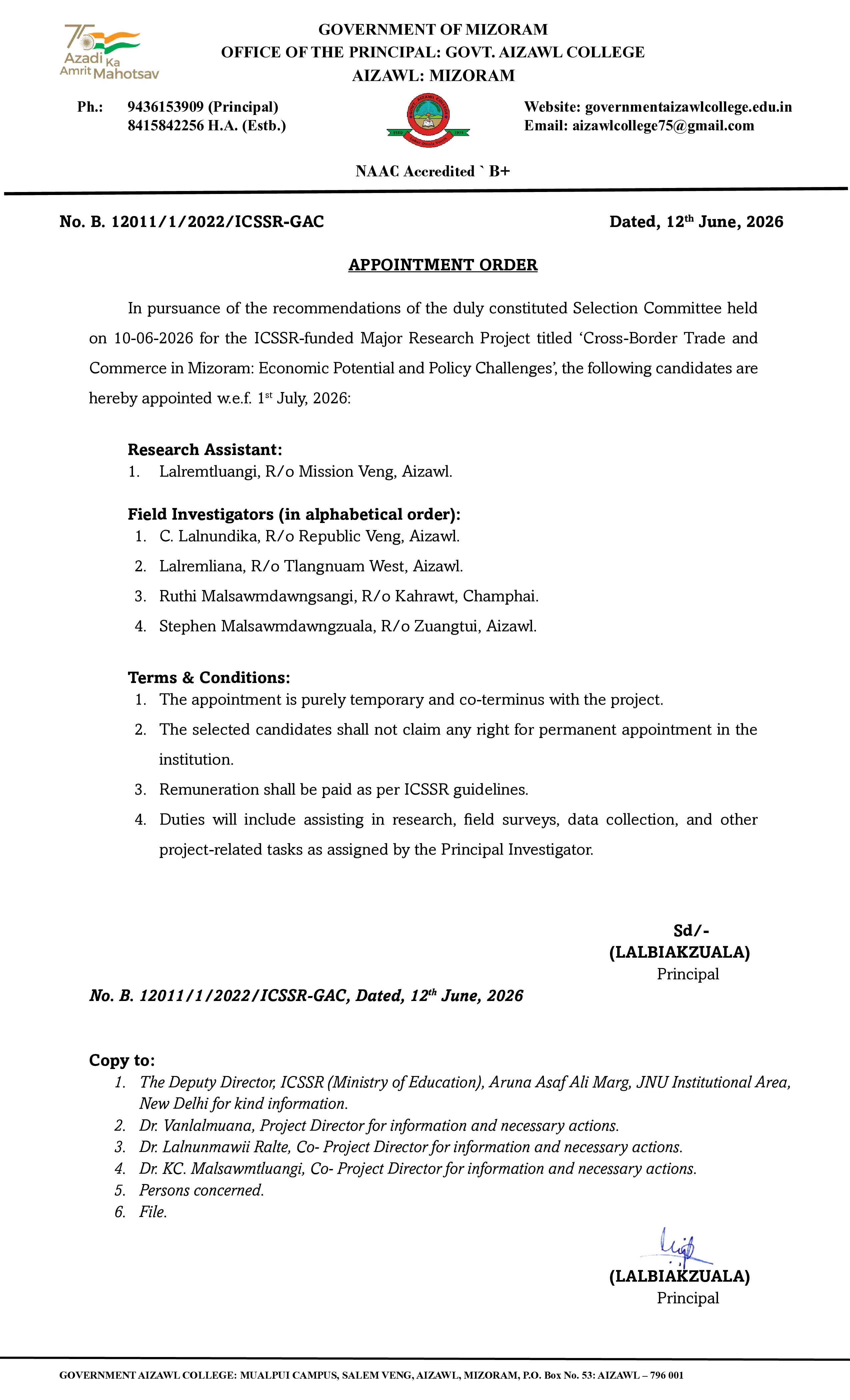 2026.05.12 Appointment RA&FI-ICSSR