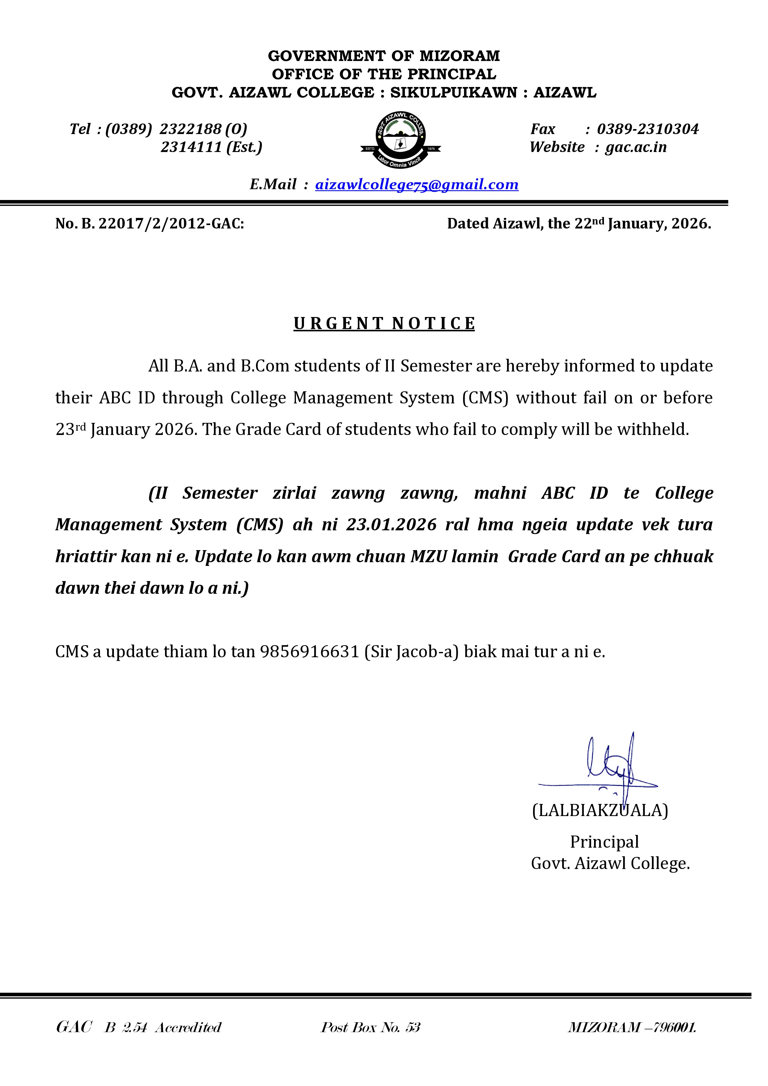 22.01.2026 ABC ID Notice