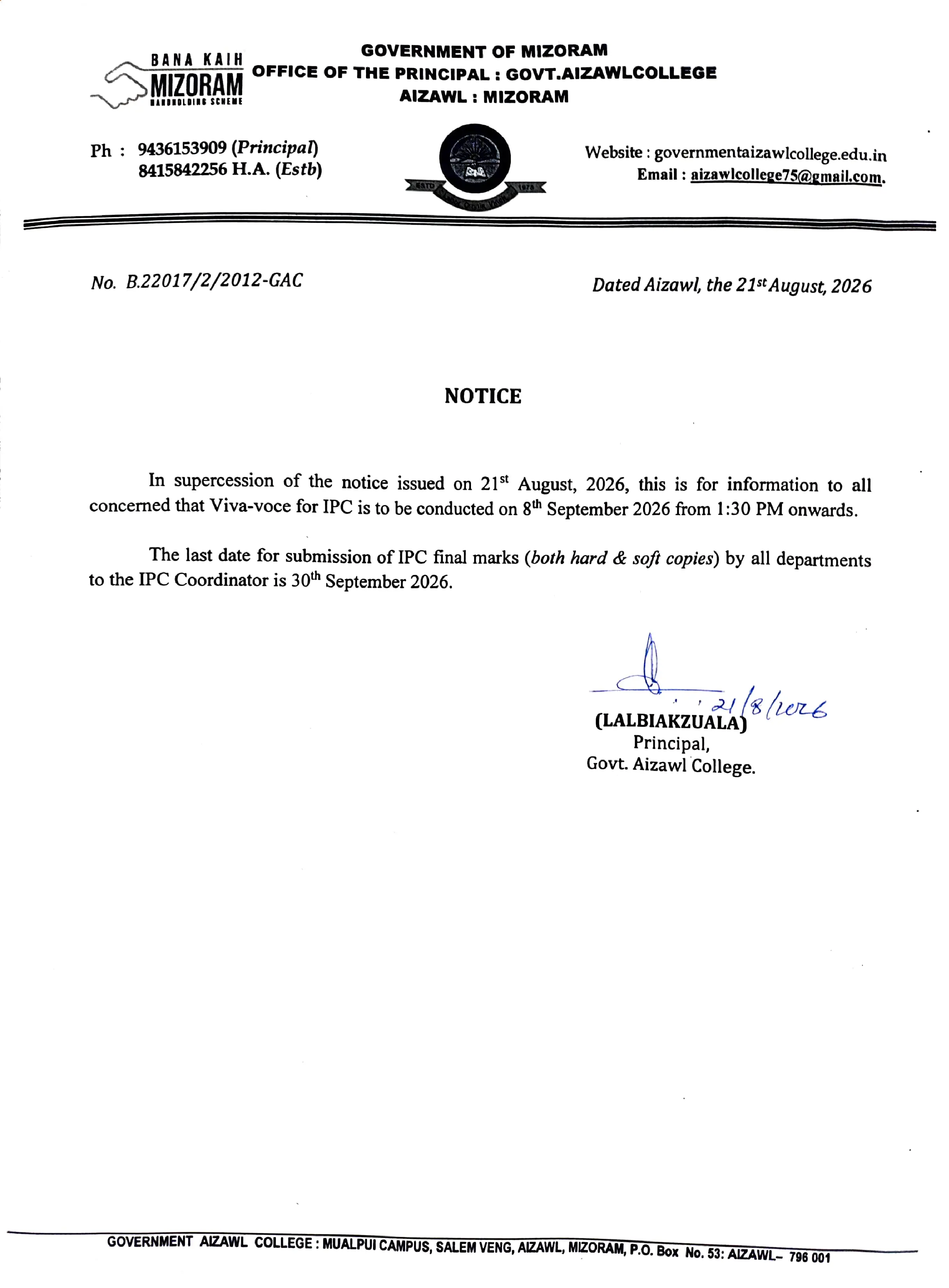 2026.08.21 Notice for IPC Viva Voce Final