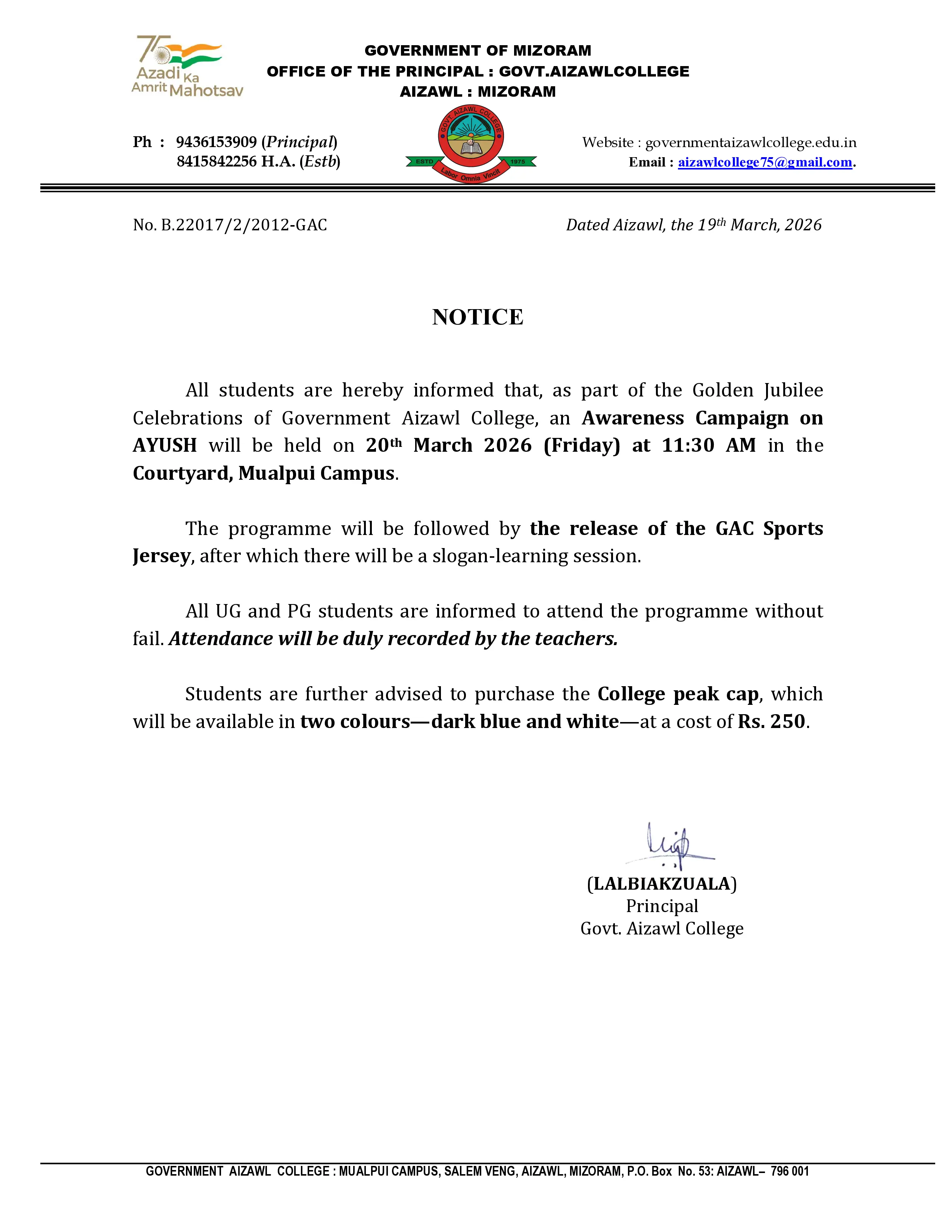 2026.03.19 Notice reg. AYUSH Awareness Campaign 2026.03.19 Notice reg. AYUSH Awareness Campaign