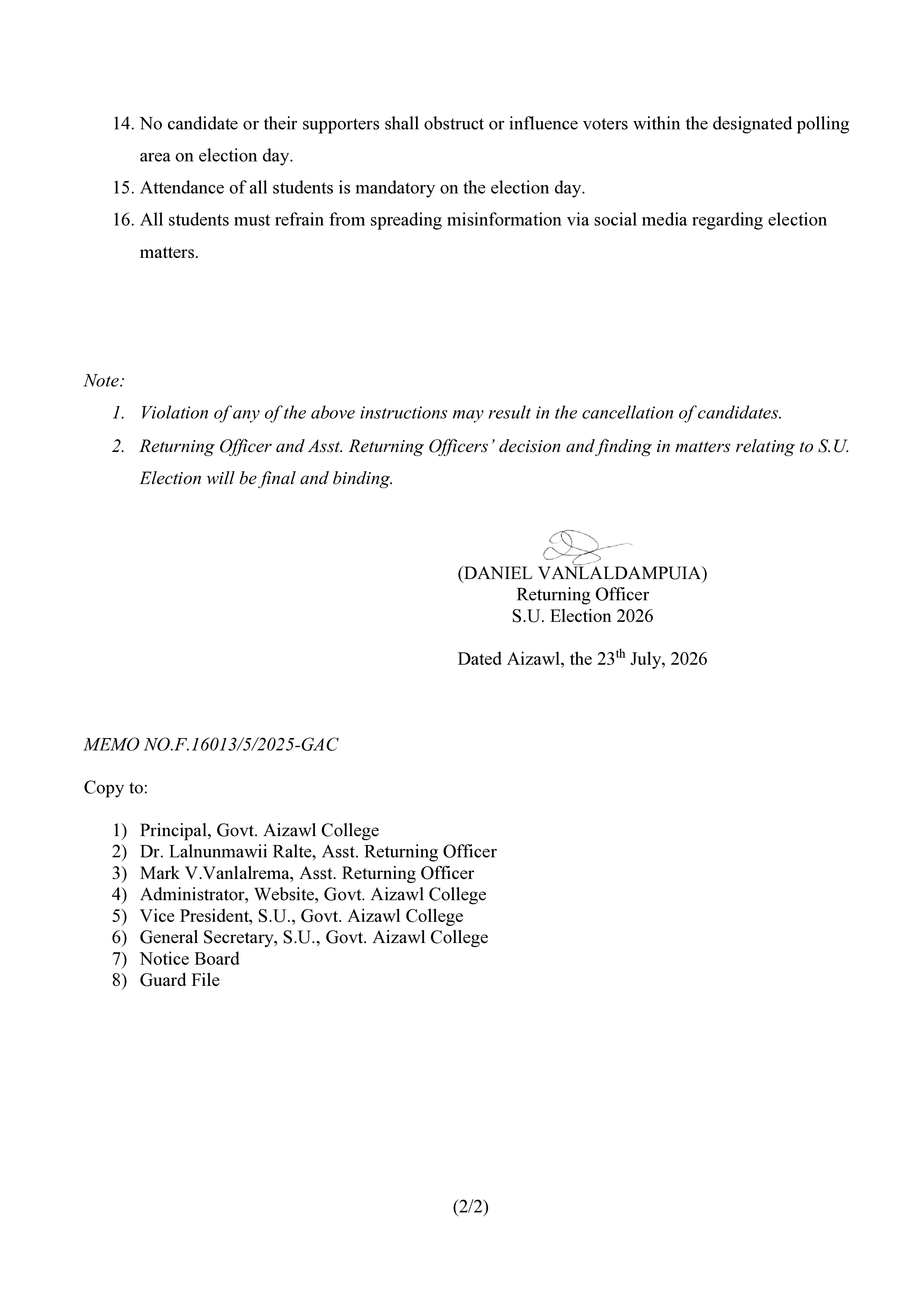2026.07.23 SU Election Notice